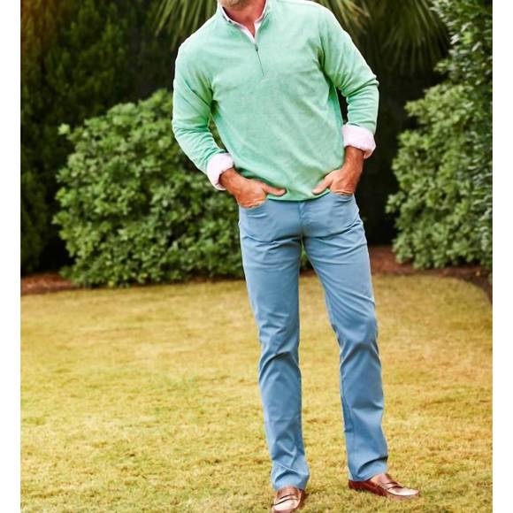 NEW TURTLESON men's lawton performance pant in blue - Picture 1 of 2